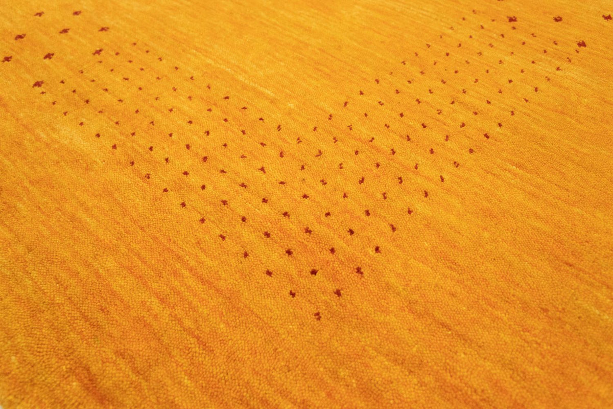 Tapis de couloir Tapis Gabbeh - Indus - 200 x 80 cm - or