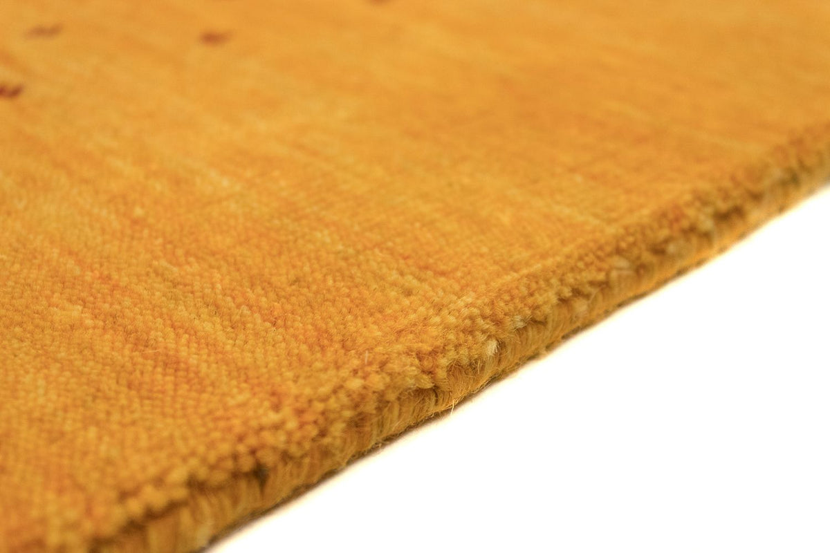 Tapis de couloir Tapis Gabbeh - Indus - 200 x 80 cm - or