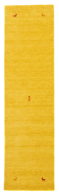 Tapis de couloir Tapis Gabbeh - Softy - 200 x 80 cm - or