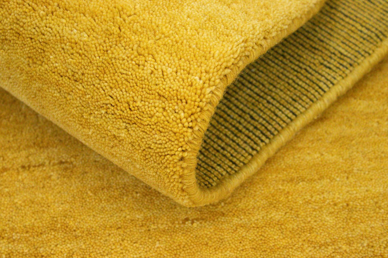 Tapis de couloir Tapis Gabbeh - Softy - 200 x 80 cm - or