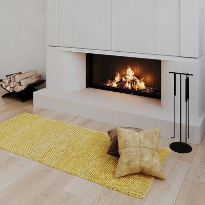 Tapis en laine - Boule en feutre - Mosaik - tapis de couloir