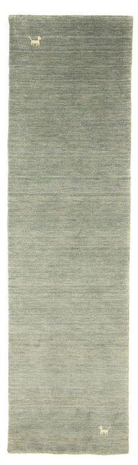 Tapis de couloir Tapis Gabbeh - Indus - 200 x 80 cm - gris
