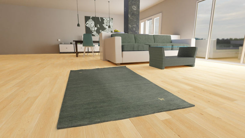Tapis Gabbeh - Indus - 250 x 200 cm - gris