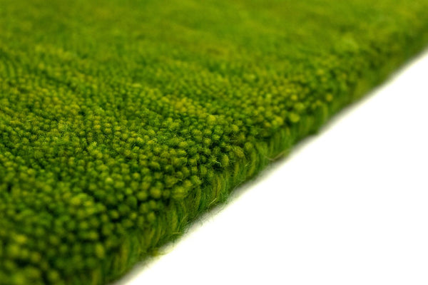 Tapis Gabbeh - Indus ronde  - 200 x 200 cm - vert