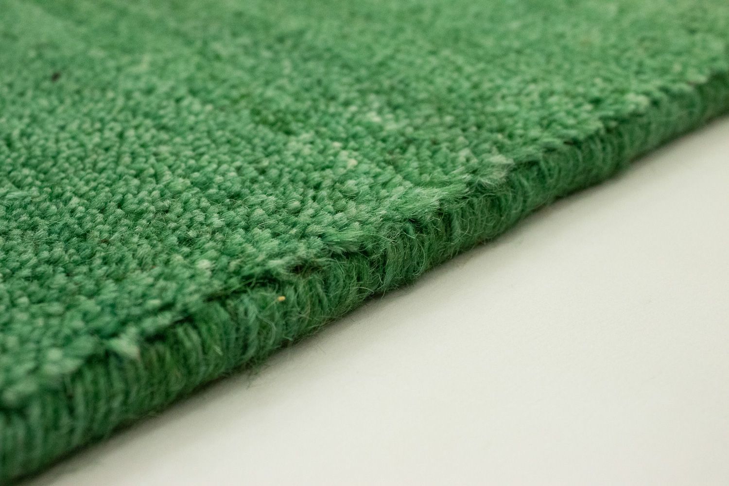Tapis de couloir Tapis Gabbeh - Indus - 200 x 80 cm - vert