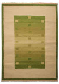 Tapis Kelim - Tendance - 180 x 120 cm - vert