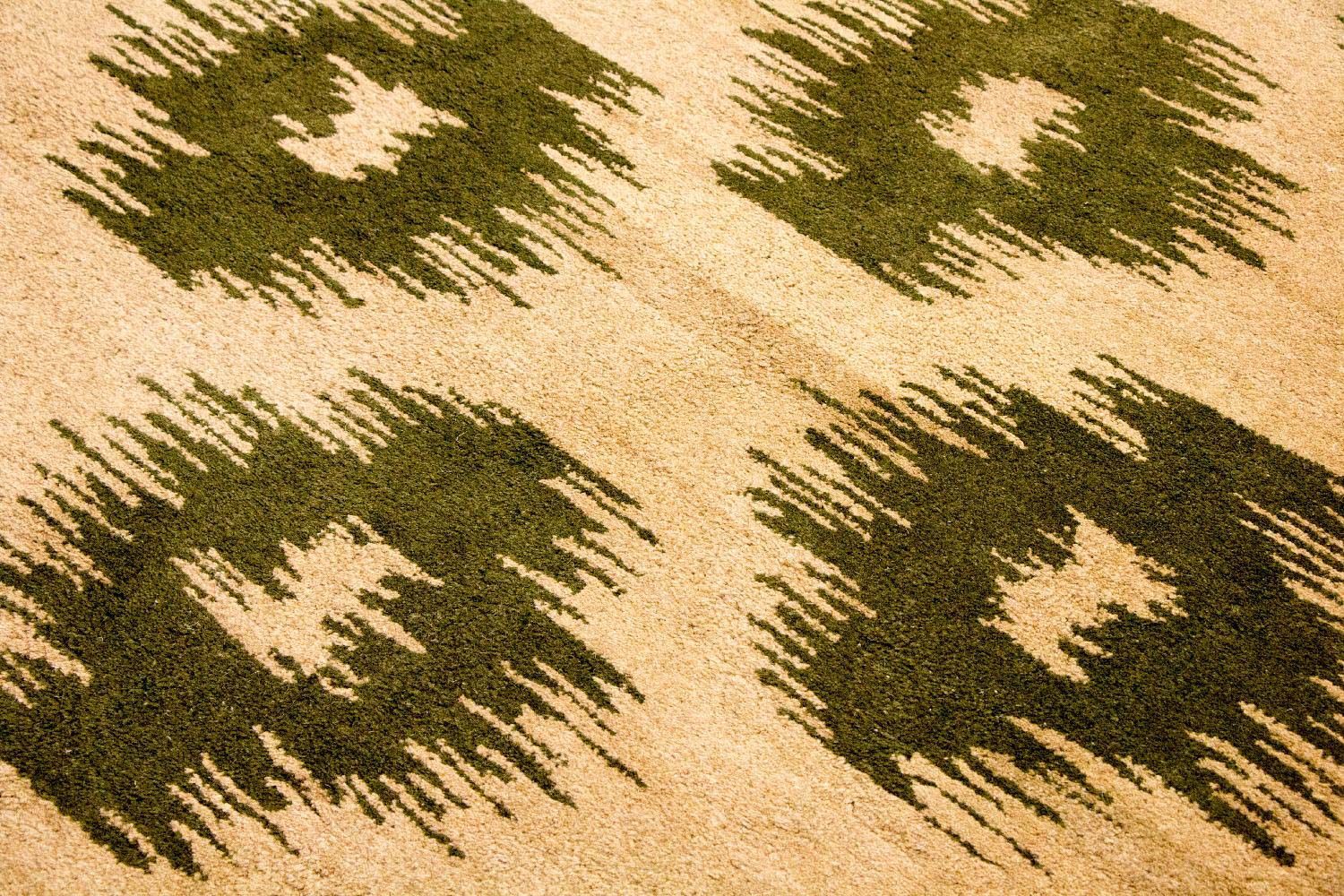 Tapis en laine - 240 x 155 cm - vert