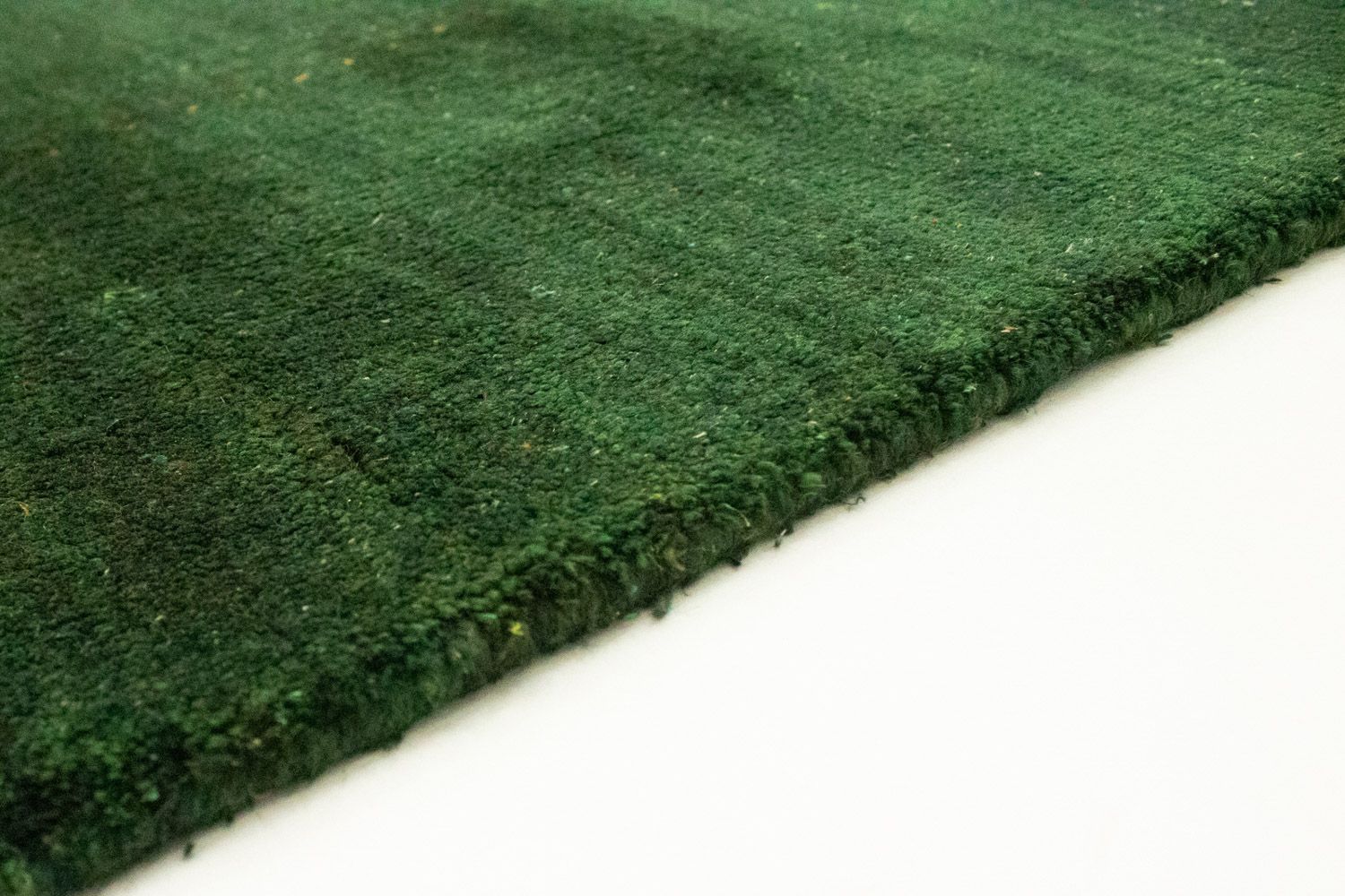 Tapis Gabbeh - Indus - 300 x 200 cm - vert foncé