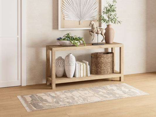 Tapis en jute - 200 x 140 cm - naturel