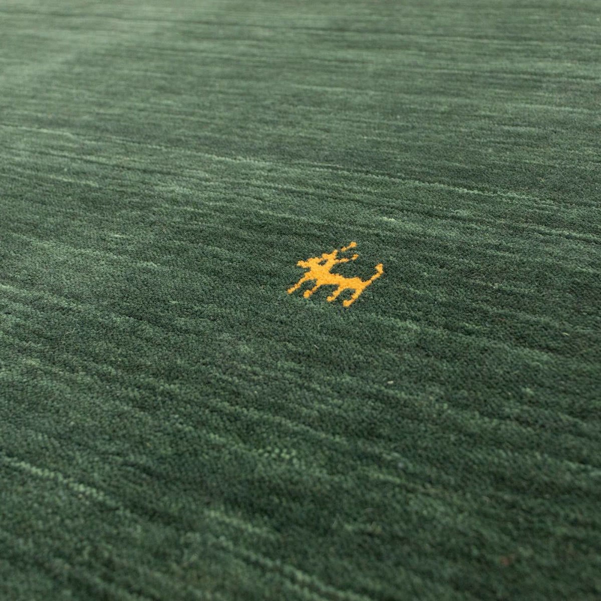 Tapis Gabbeh - Softy - 160 x 90 cm - vert foncé