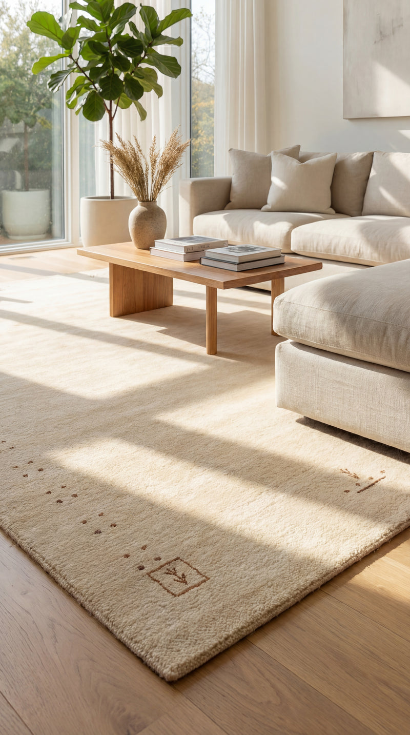 Tapis Gabbeh - Indus - Fenth - rectangle