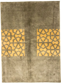 Tapis Népalais - 244 x 180 cm - marron