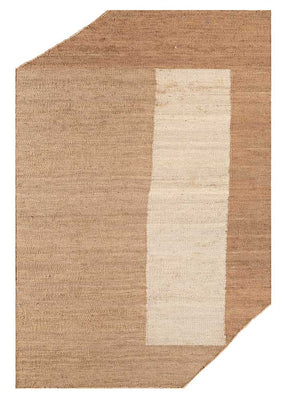 Tapis design originale  - 270 x 180 cm - beige foncé