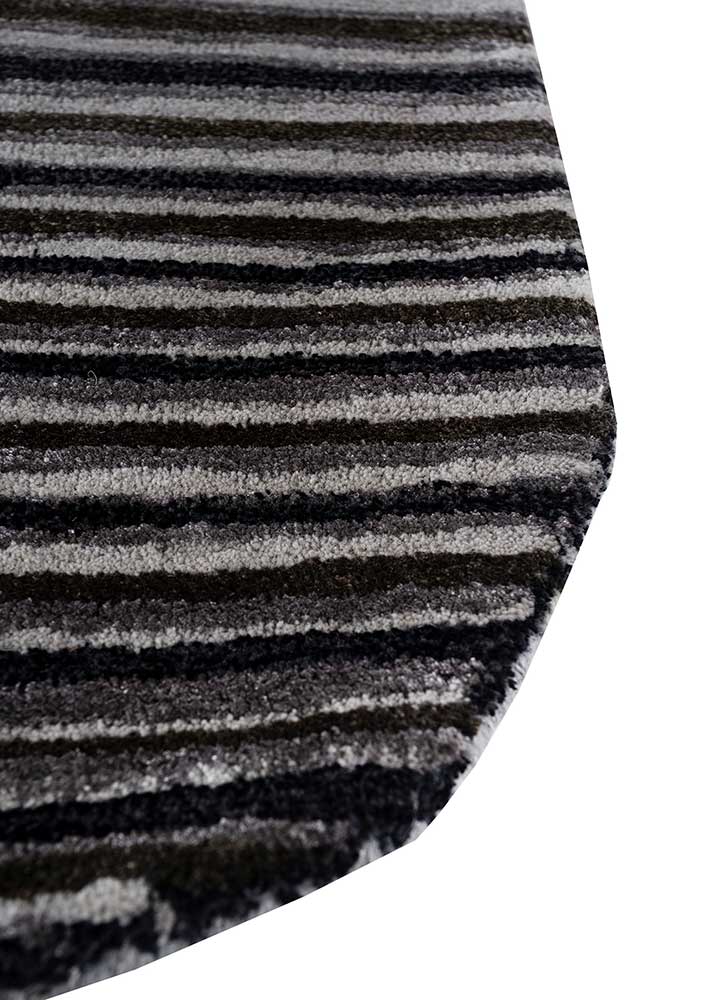 Tapis en laine originale  - 152 x 55 cm - anthracite