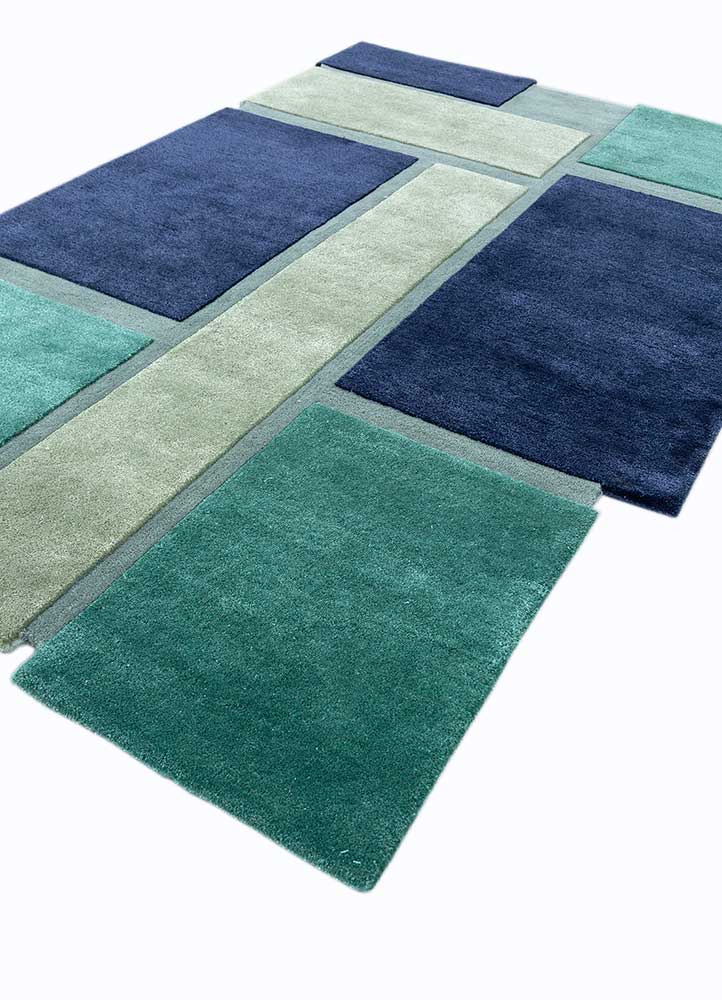 Tapis en laine originale  - 235 x 158 cm - multicolore