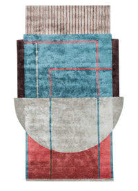 Tapis design originale  - 240 x 150 cm - multicolore