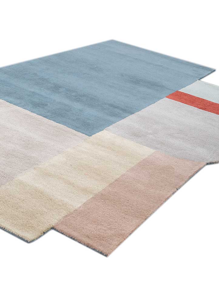 Tapis en laine originale  - 235 x 150 cm - multicolore