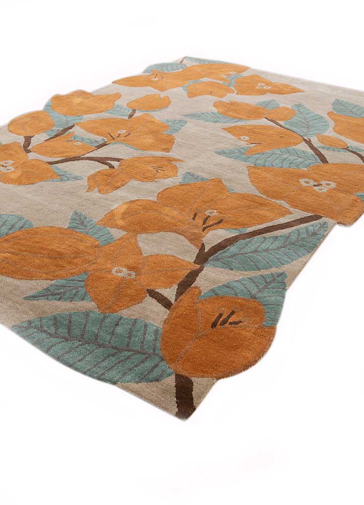 Tapis en laine originale  - 270 x 180 cm - or