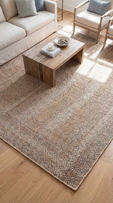Tapis en jute - 200 x 140 cm - naturel