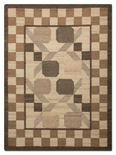 Kilim moderne Tapis 140x200cm - Tapis en laine