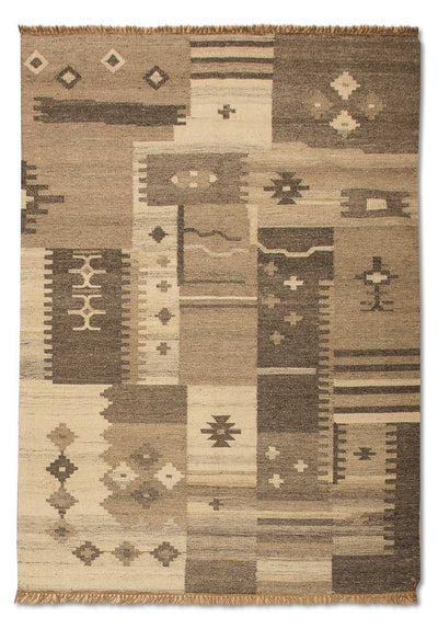 Kilim moderne Tapis 140x200cm - Tapis en laine