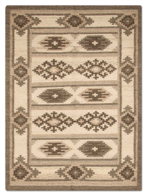 Tapis Kelim - Tendance - 200 x 140 cm - naturel