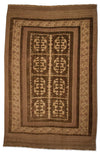 Kilim ancien Tapis 183x280cm - Rectangle / Marron / 183 x 280 cm Rectangle