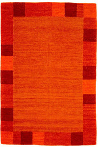 Tapis Kelim - Tendance - 202 x 143 cm - orange