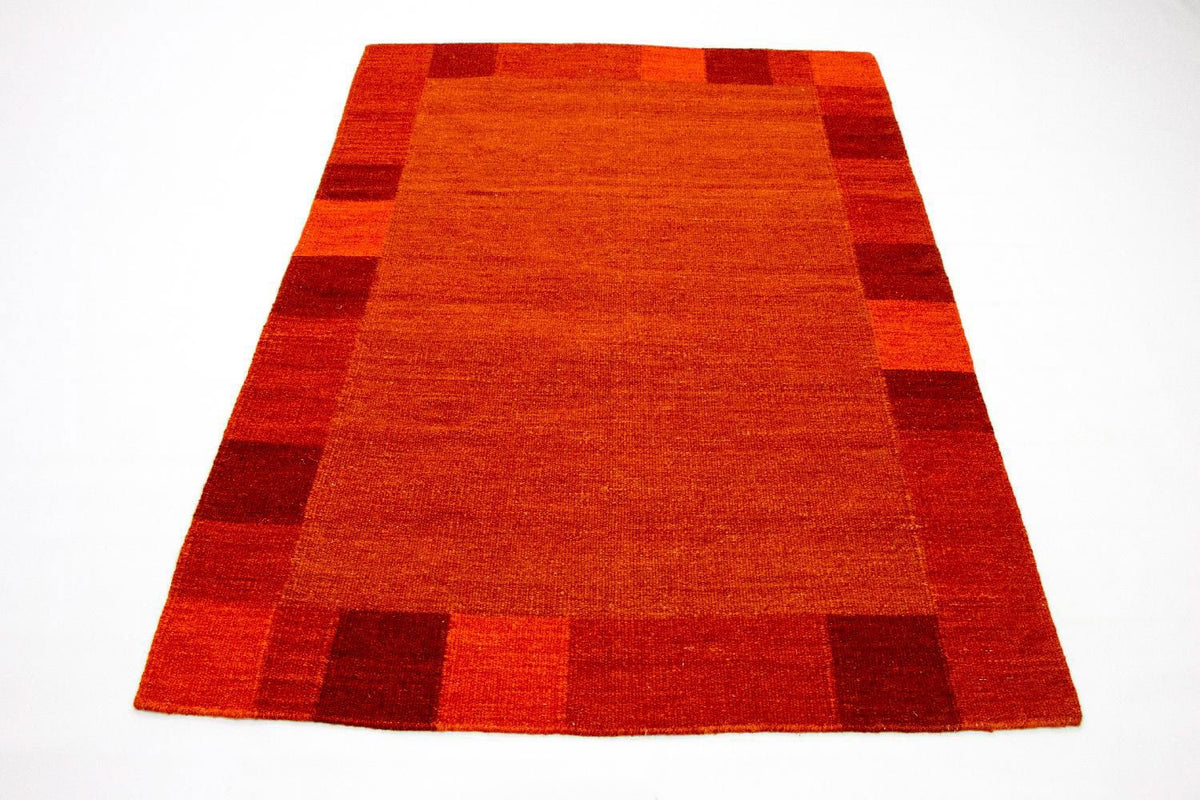Tapis Kelim - Tendance - 202 x 143 cm - orange