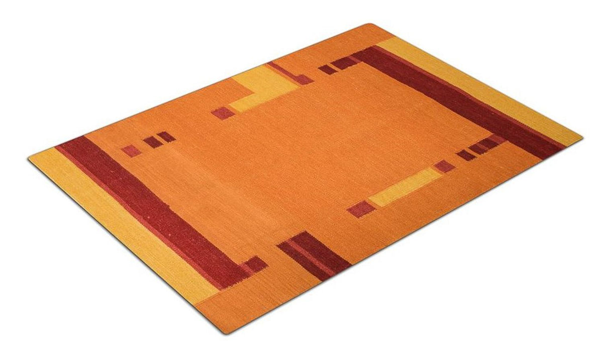 Tapis Kelim - Tendance - 205 x 145 cm - orange