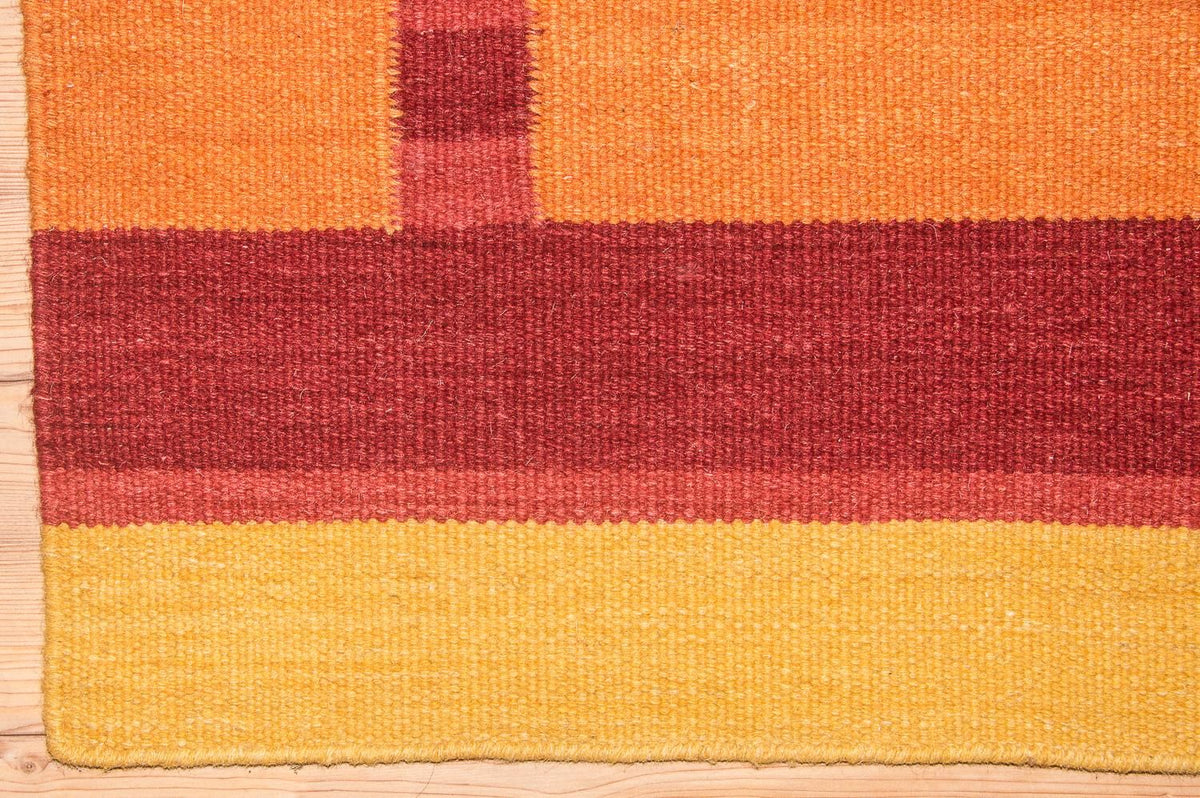 Tapis Kelim - Tendance - 205 x 145 cm - orange