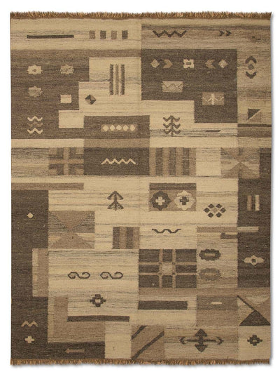 Kilim moderne Tapis 140x200cm - Tapis en laine