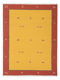 Kelim Teppich - Trendy - 240 x 170 cm - senfgelb