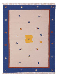 Tapis Kelim moderne Tapis - Tapis en laine – product image