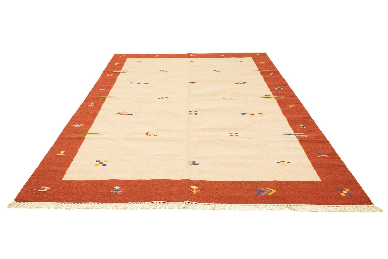 Tapis Kelim - Tendance - 300 x 200 cm - beige