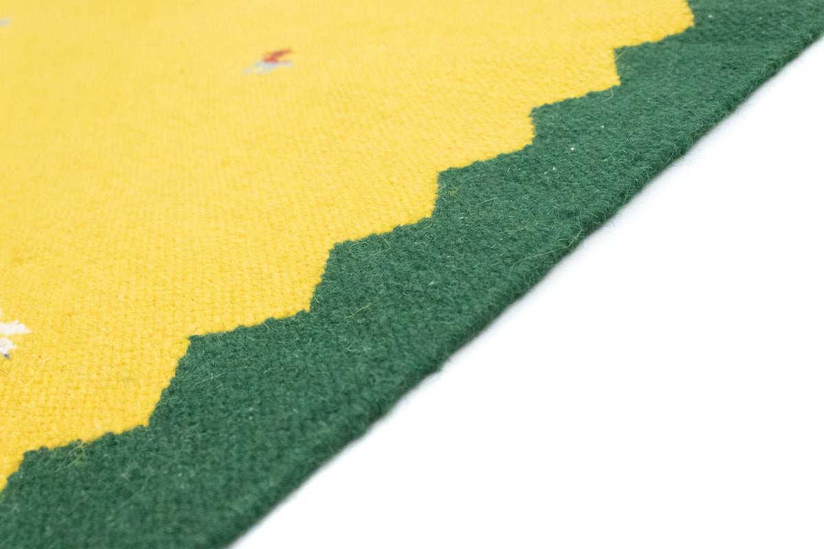 Tapis Kelim - Tendance - 180 x 120 cm - jaune