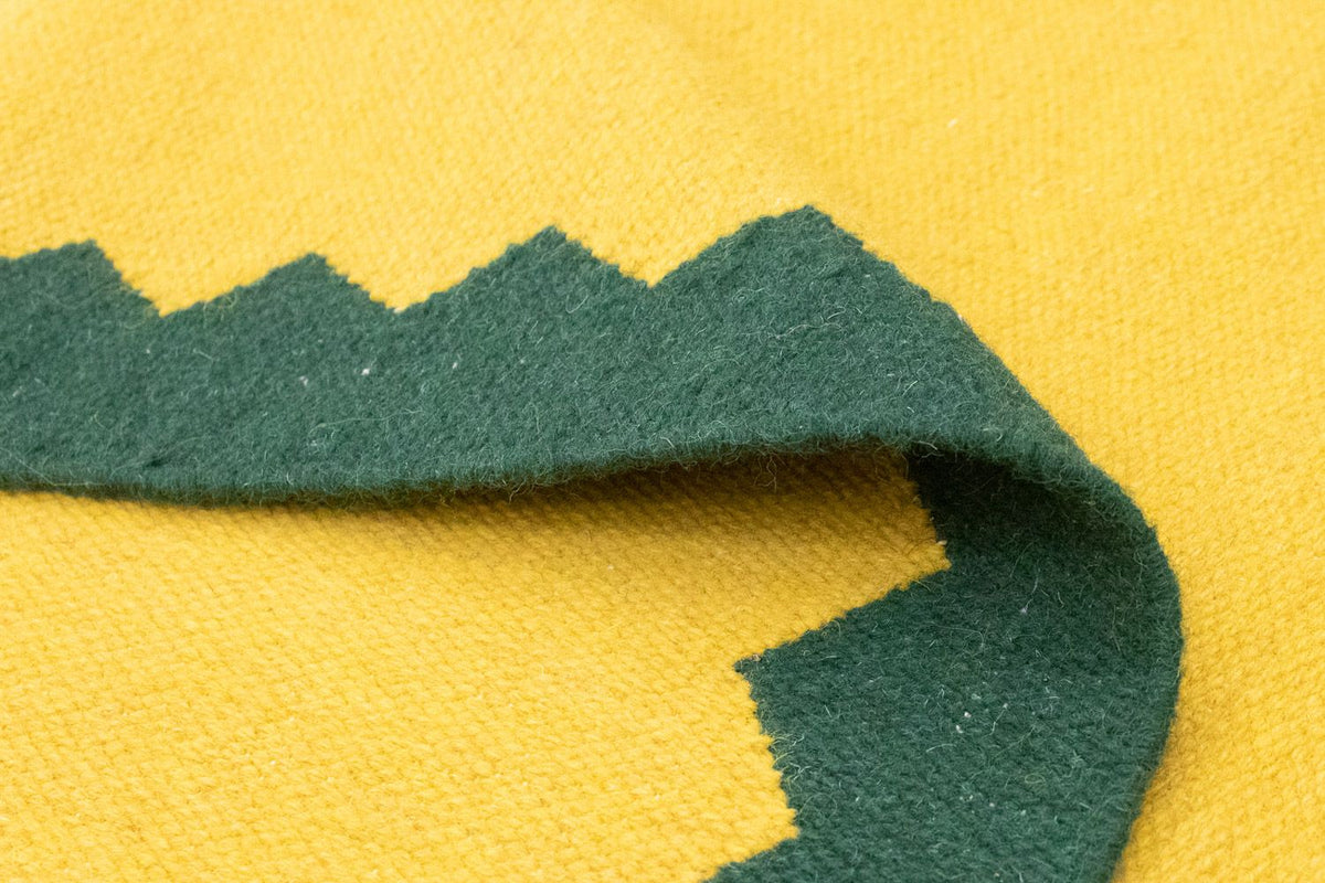 Tapis Kelim - Tendance - 180 x 120 cm - jaune