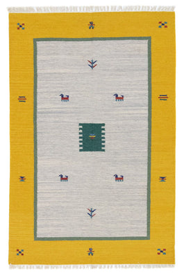 Tapis Kelim - Tendance - 180 x 120 cm - beige