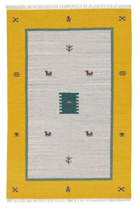 Tapis Kelim - Tendance - 180 x 120 cm - beige