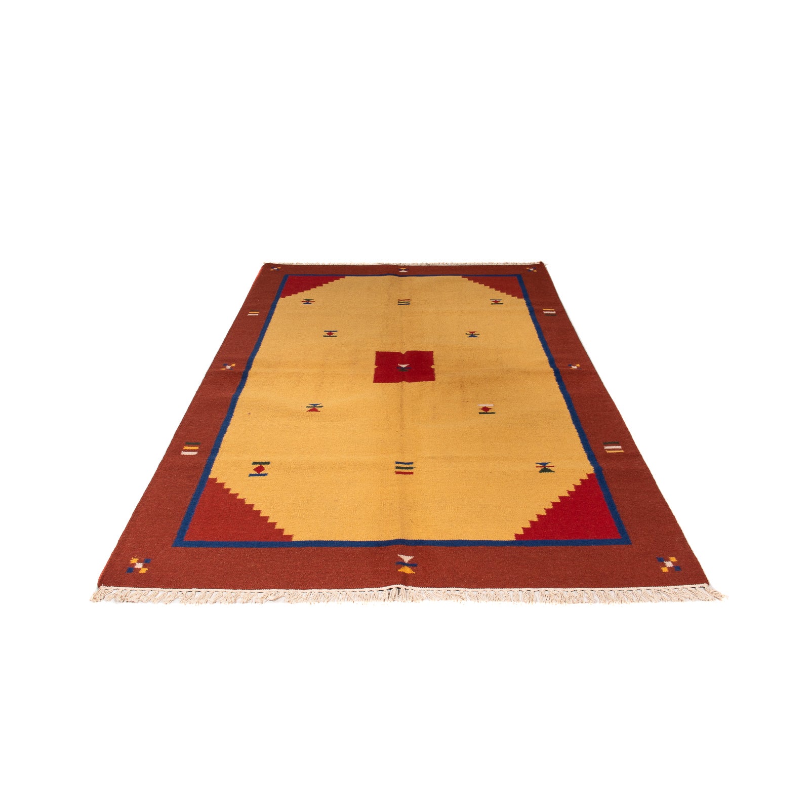 Tapis Kelim - Tendance - 240 x 170 cm - or
