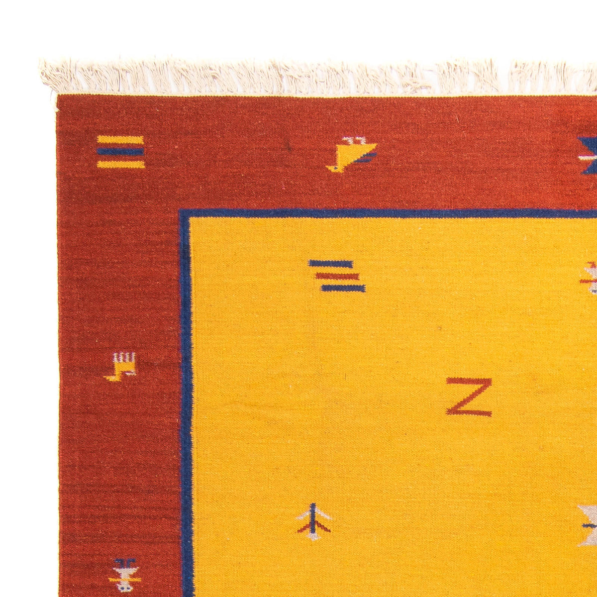 Tapis Kelim - Tendance - 240 x 170 cm - or