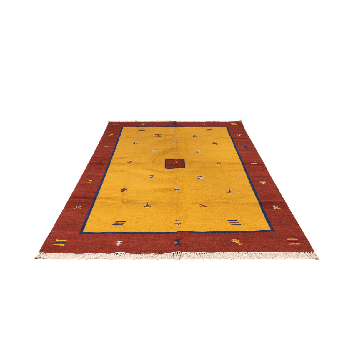 Tapis Kelim - Tendance - 240 x 170 cm - or