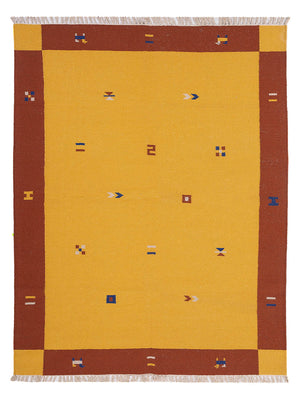 Tapis Kelim - Tendance - 240 x 170 cm - caramel