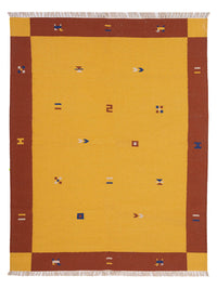 Kelim Teppich - Trendy - 240 x 170 cm - gold