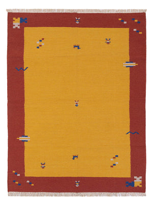 Kelim Teppich - Trendy - 240 x 170 cm - senfgelb