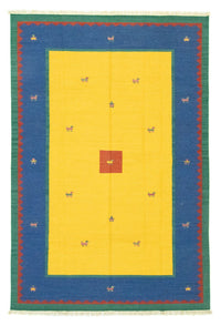 Tapis Kelim - Tendance - 300 x 200 cm - jaune