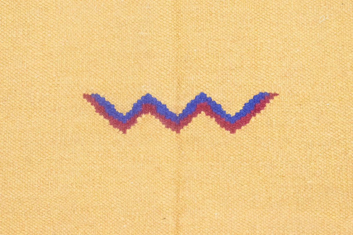 Tapis Kelim - Tendance - 200 x 140 cm - jaune