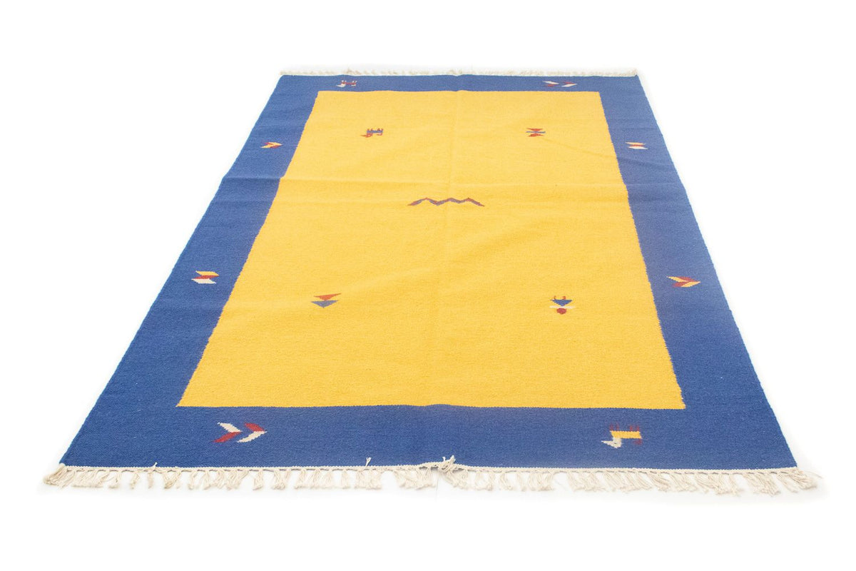 Tapis Kelim - Tendance - 200 x 140 cm - jaune