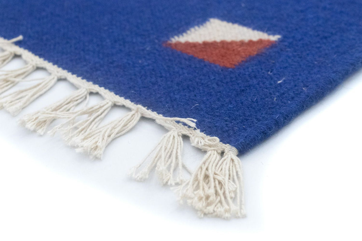 Tapis Kelim - Tendance - 200 x 140 cm - jaune