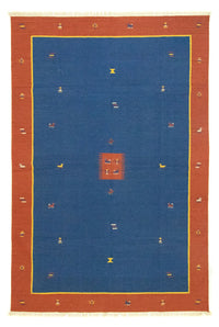 Tapis Kelim - Tendance - 300 x 200 cm - bleu